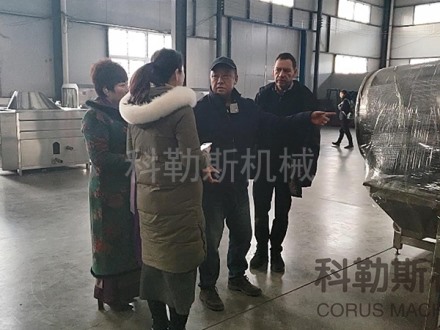 匈牙利客户来考察